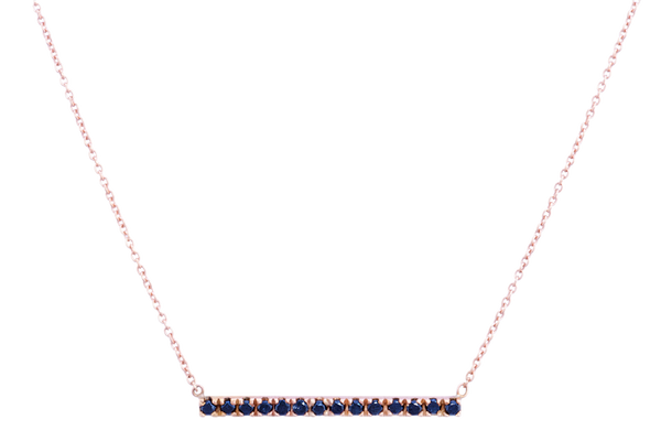 Horizon Black Diamond Necklace