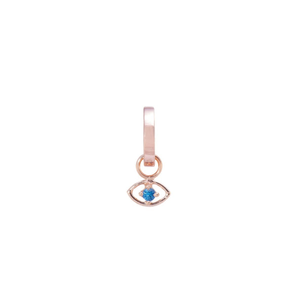 Evil Eye Gold Earring Charm