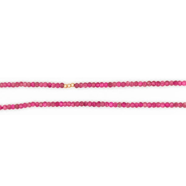 Mikayla Wrap Bracelet in Pink Tourmaline
