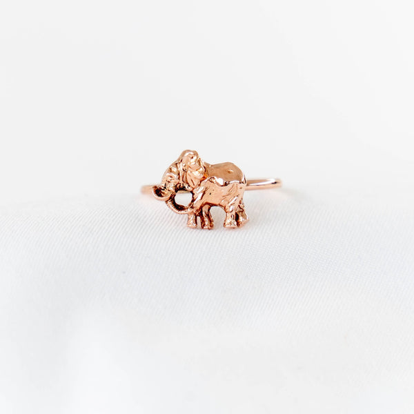 Gold Elephant Ring