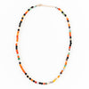 Nzuri Necklace in African Agate Beads and Gold